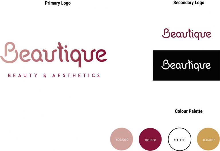 Logo identity branding Bea Pop Design by Beata Popiel