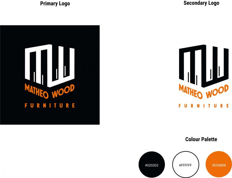 Logo identity branding Bea Pop Design by Beata Popiel